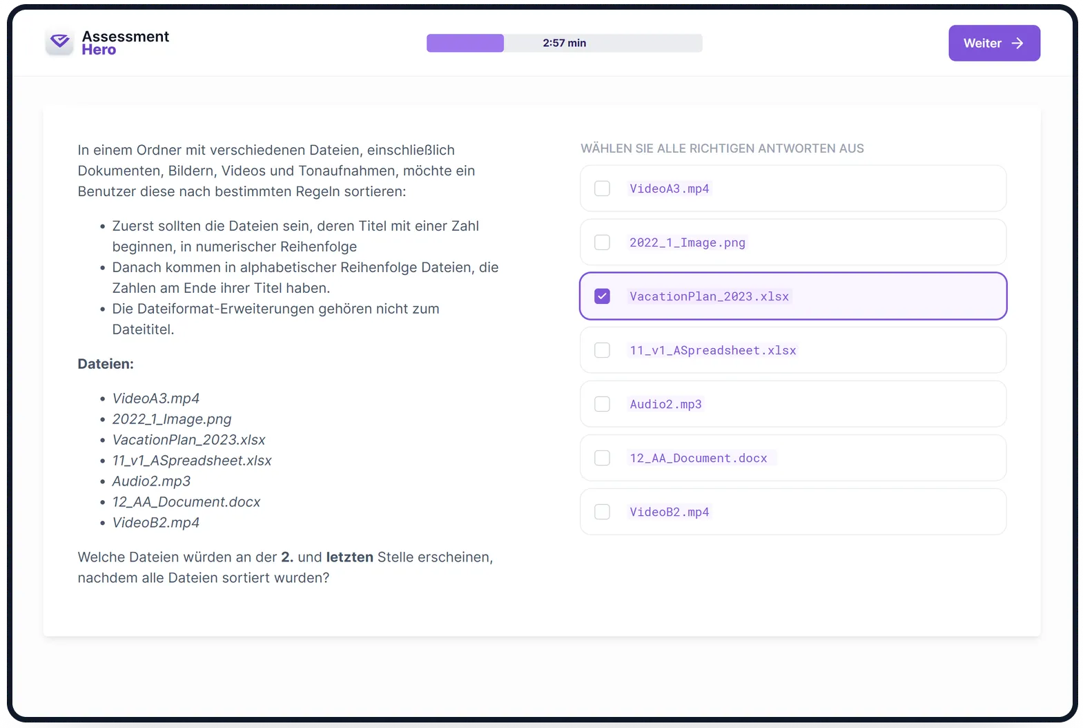 Detailgenauigkeit online test