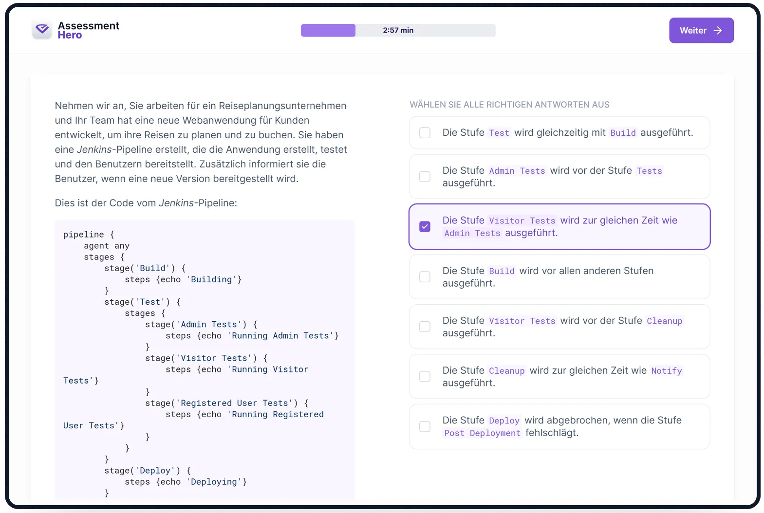 Jenkins online test