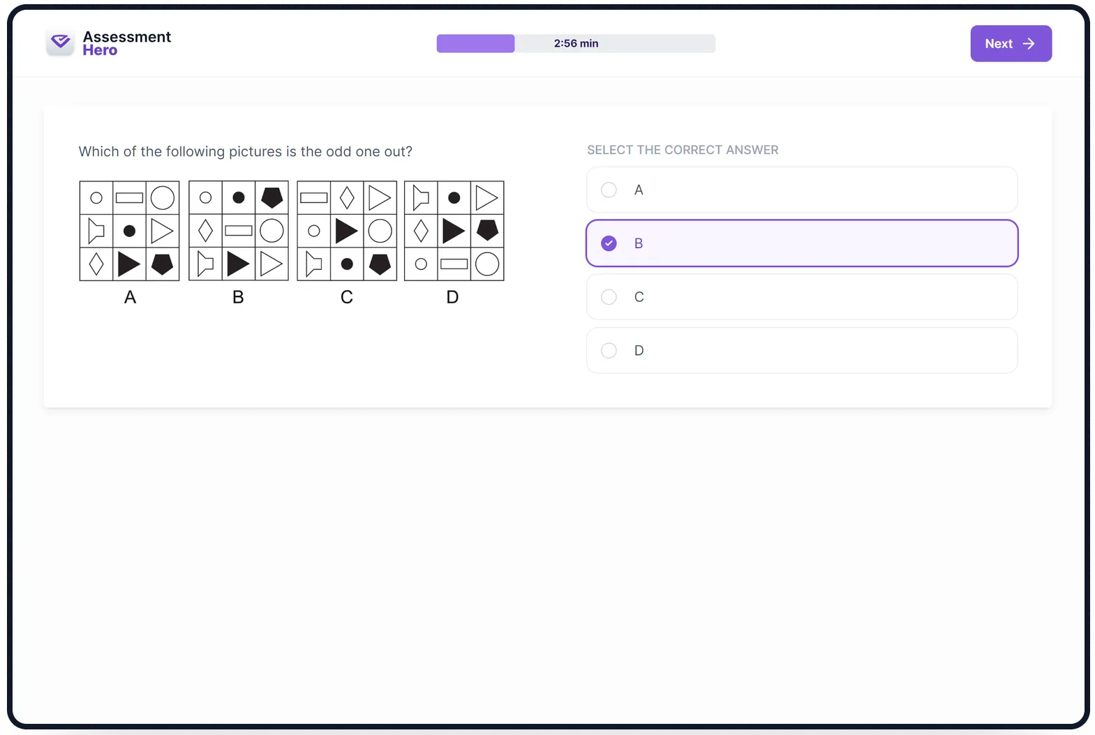 Abstract Reasoning online test