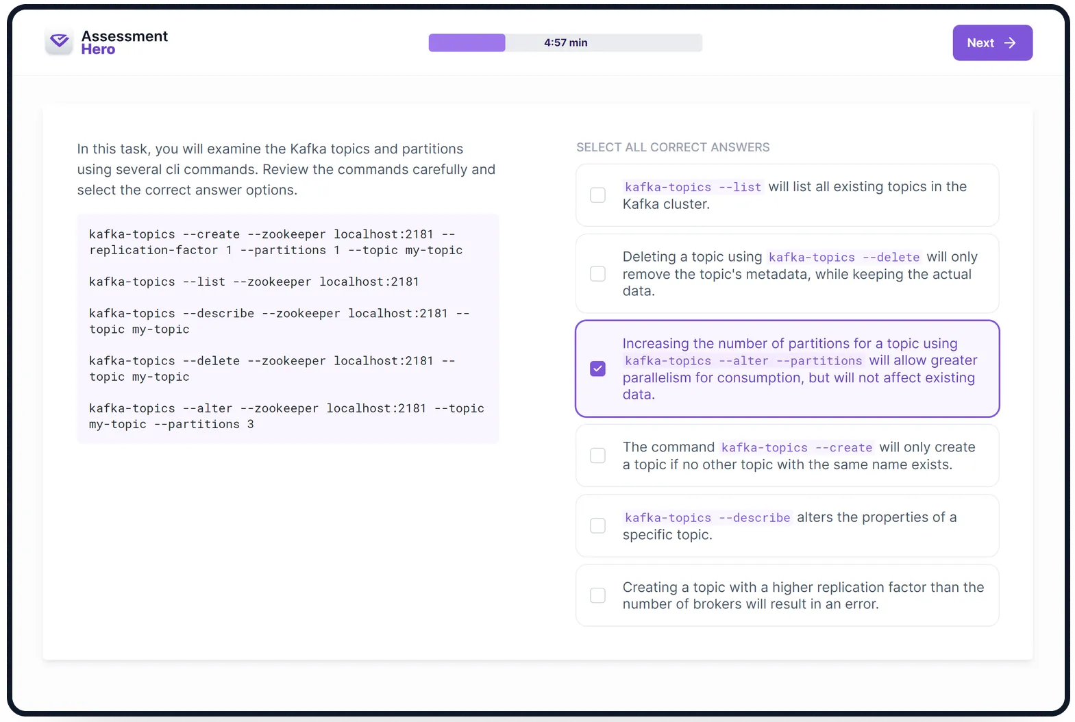 Apache Kafka online test