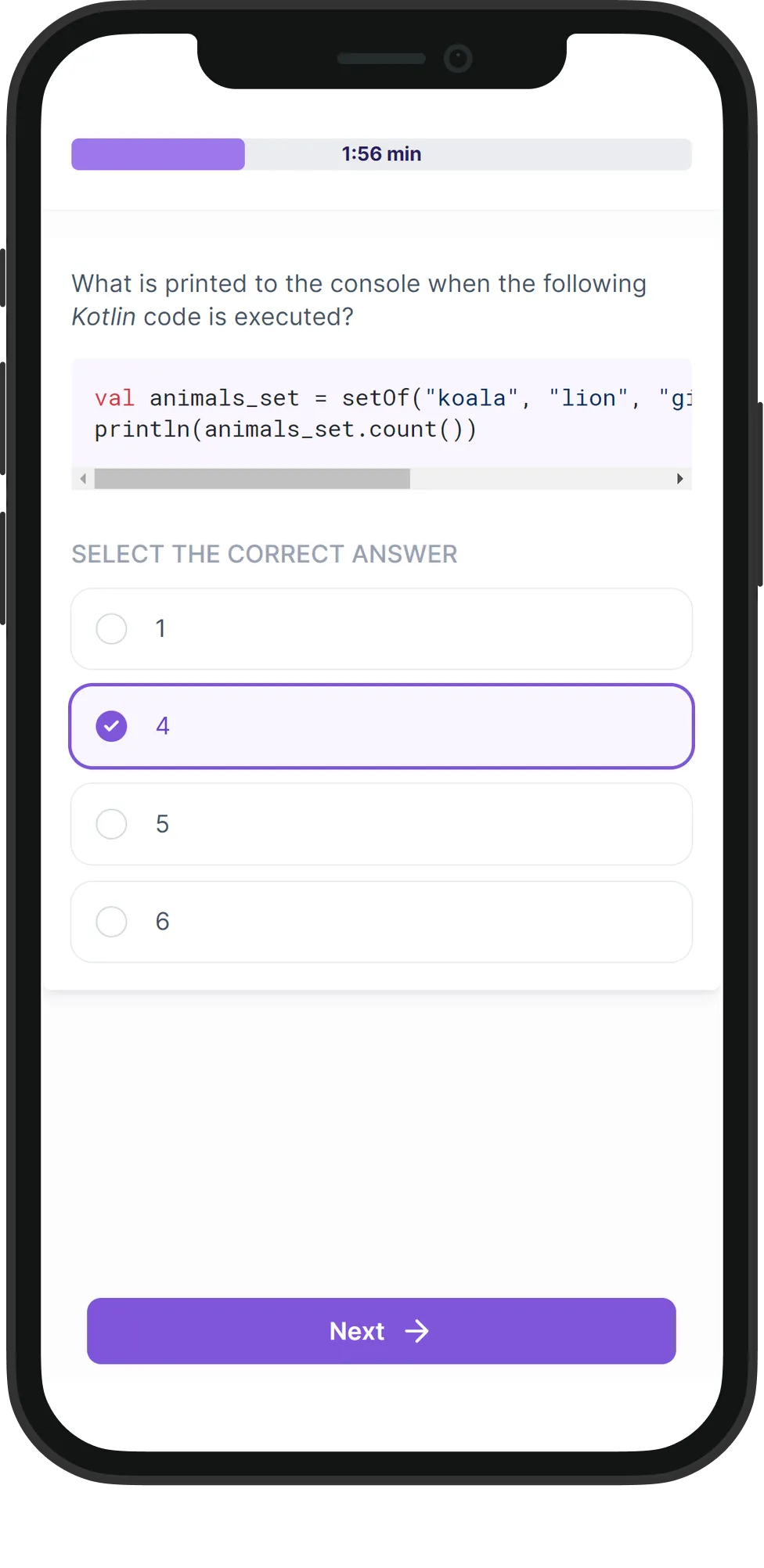 Mobile Kotlin skill assessment