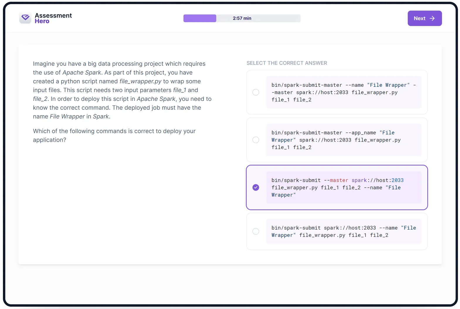 PySpark online test