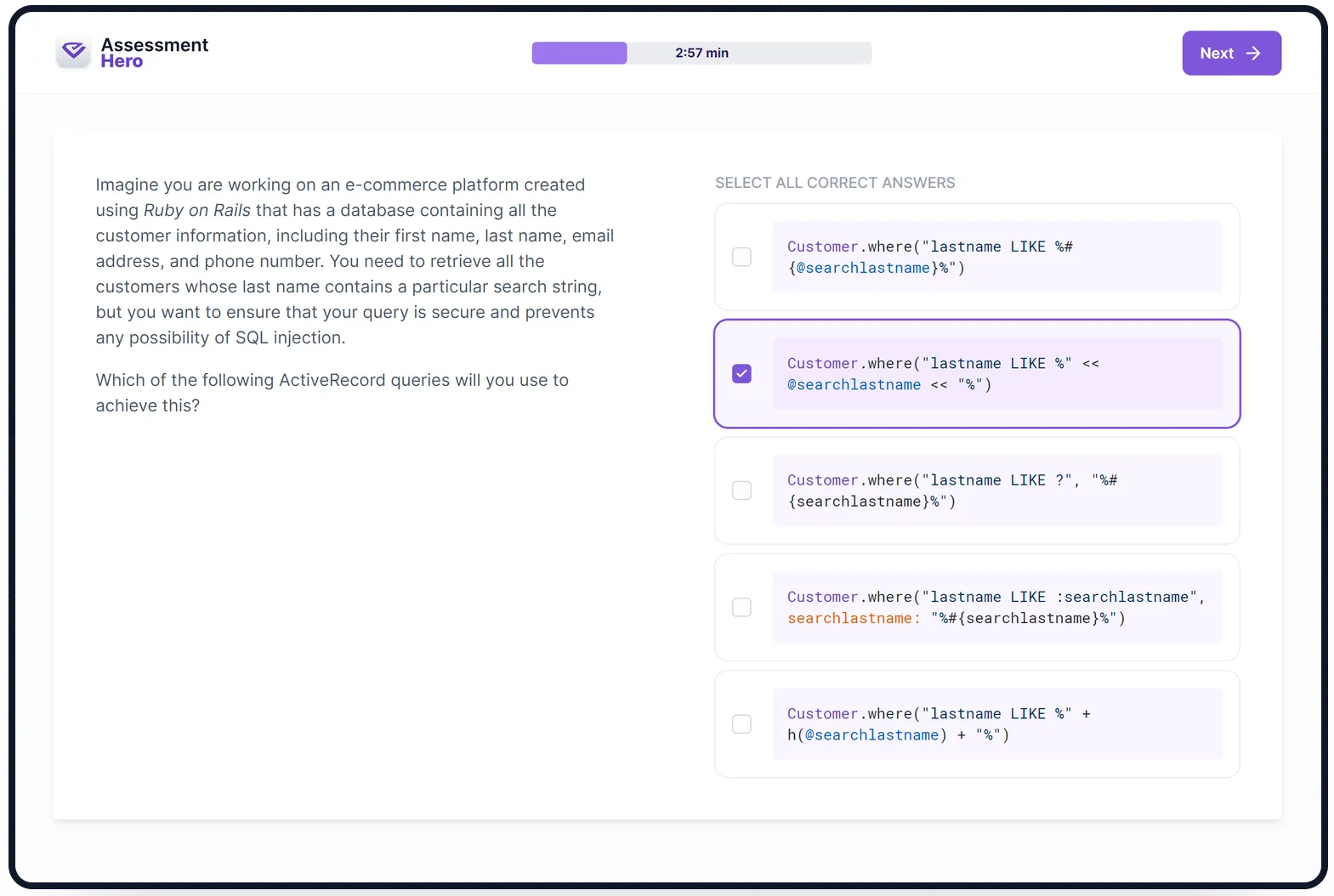 Ruby on Rails online test