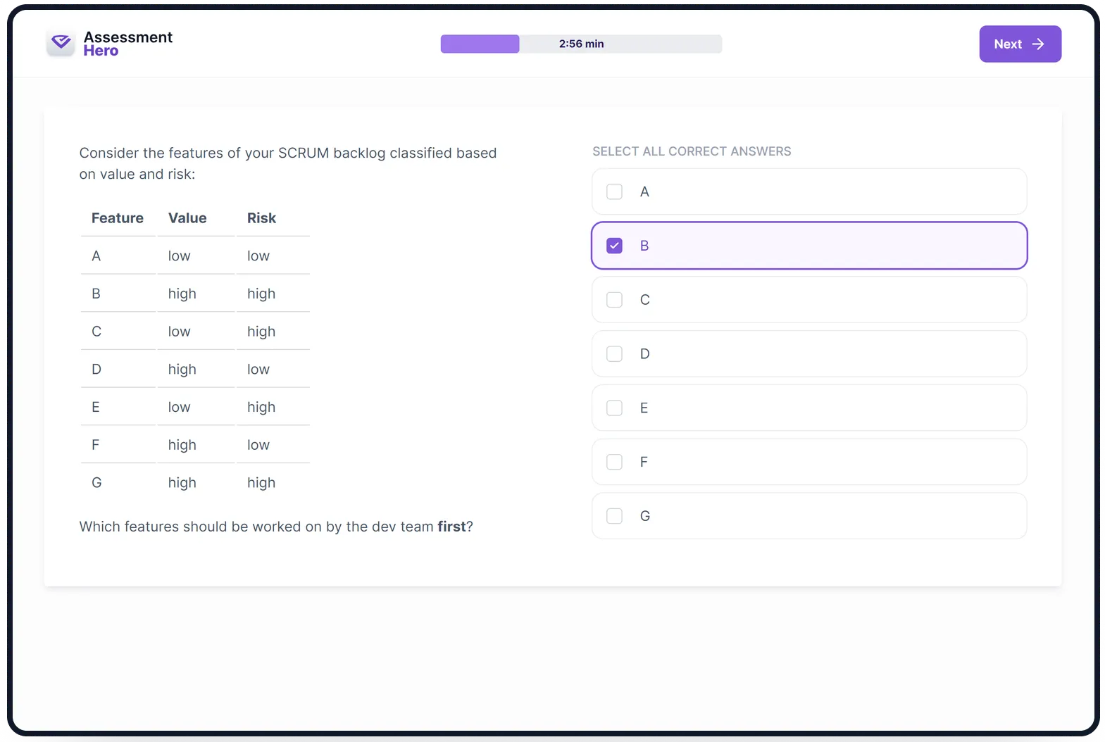 Scrum Master online test