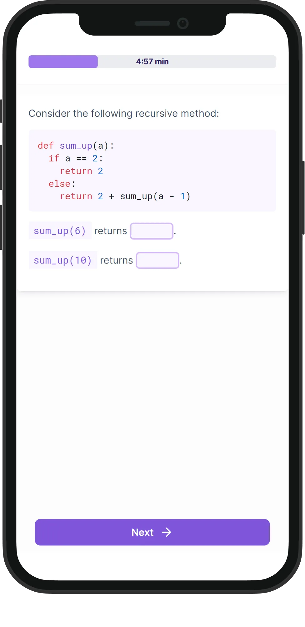 Mobile Software Engineering skill assessment