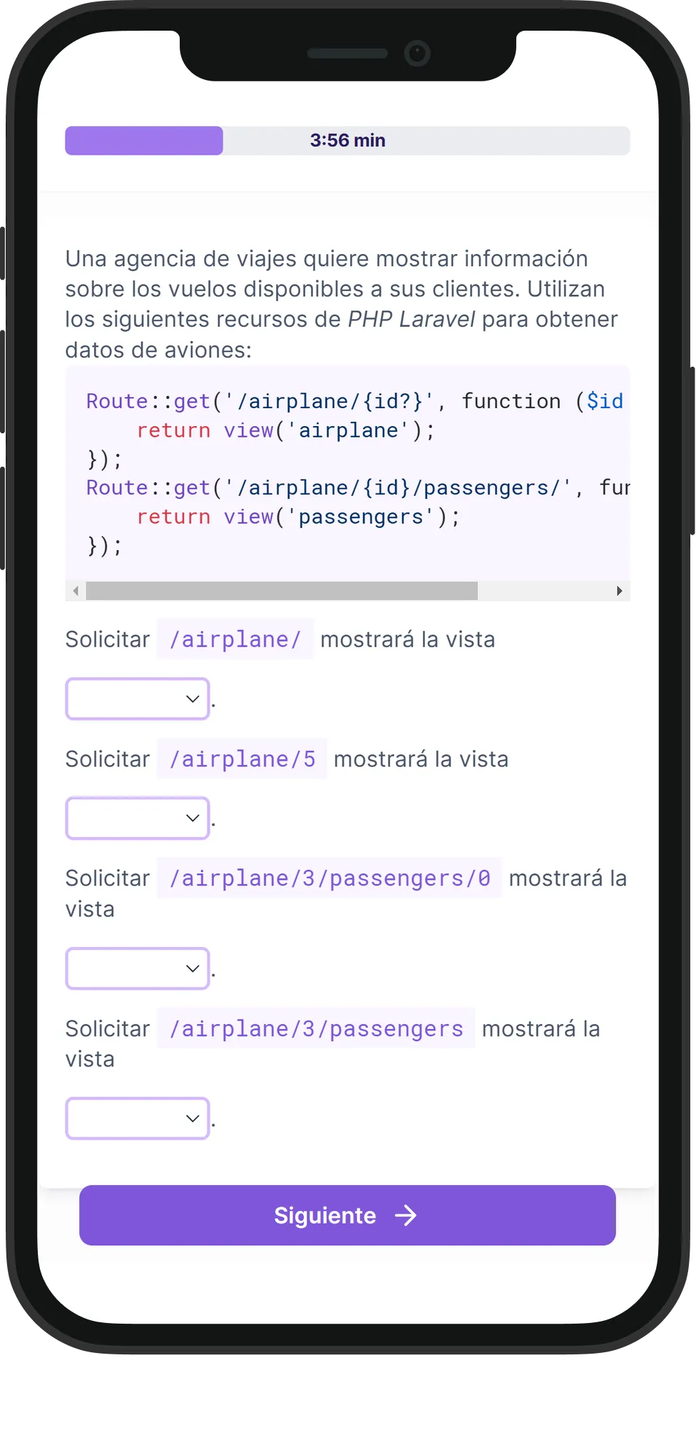 Mobile Laravel skill assessment