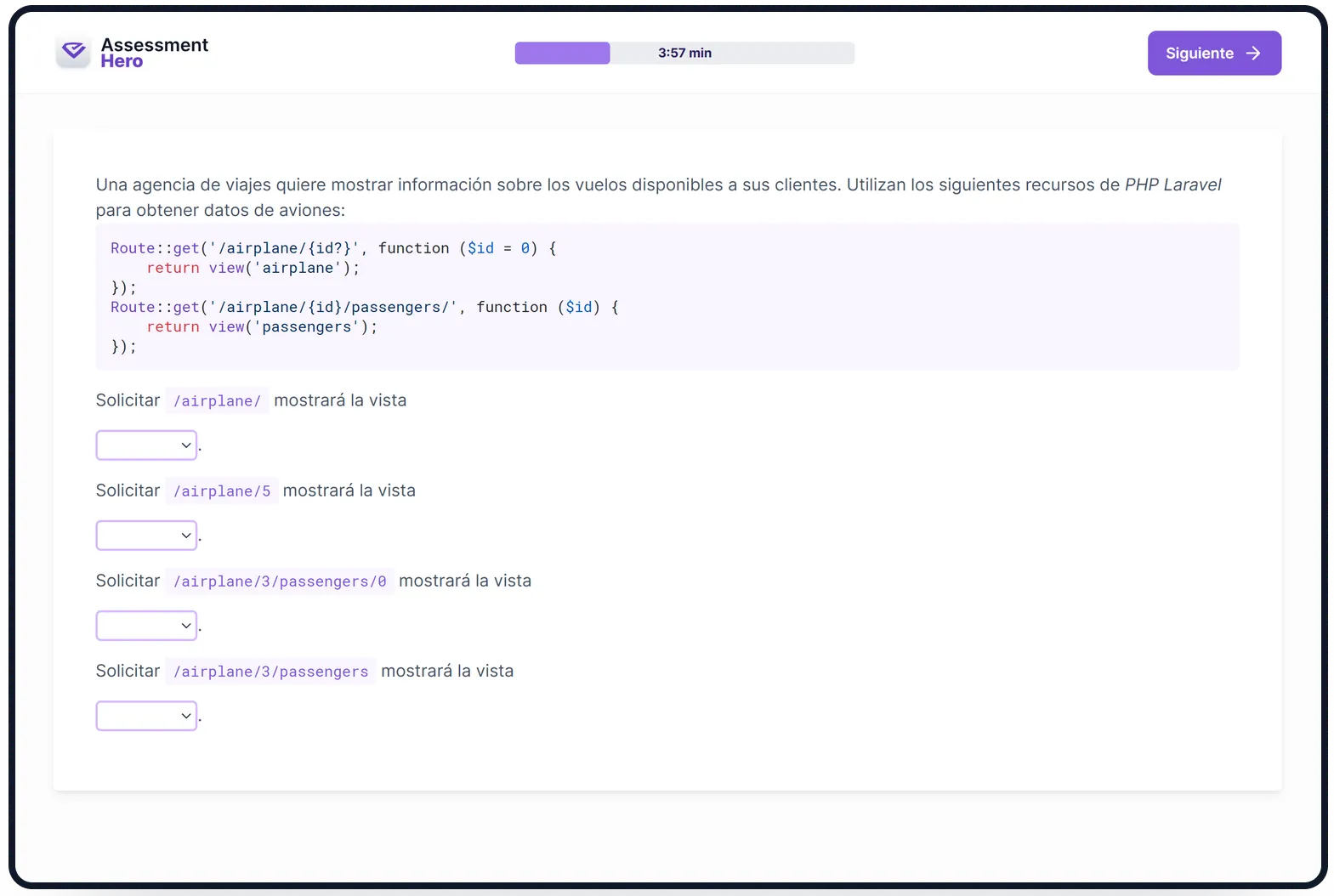 Laravel online test