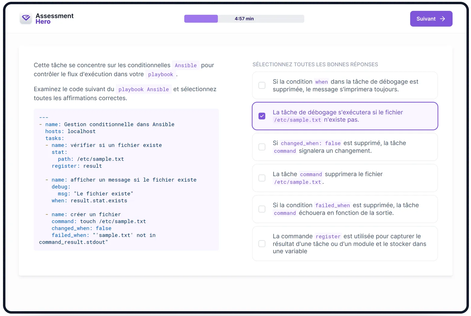 Ansible online test