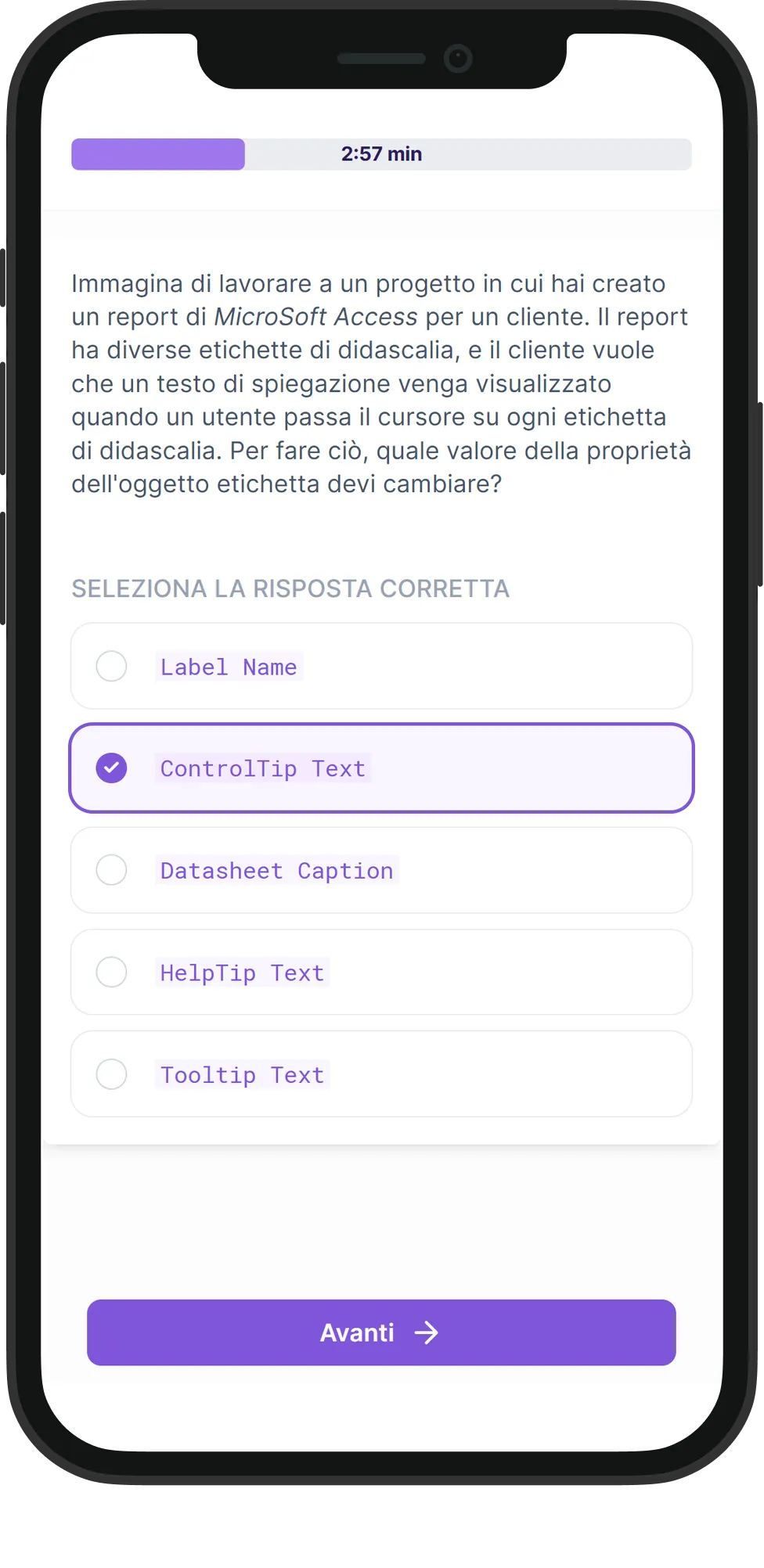 Mobile Access skill assessment