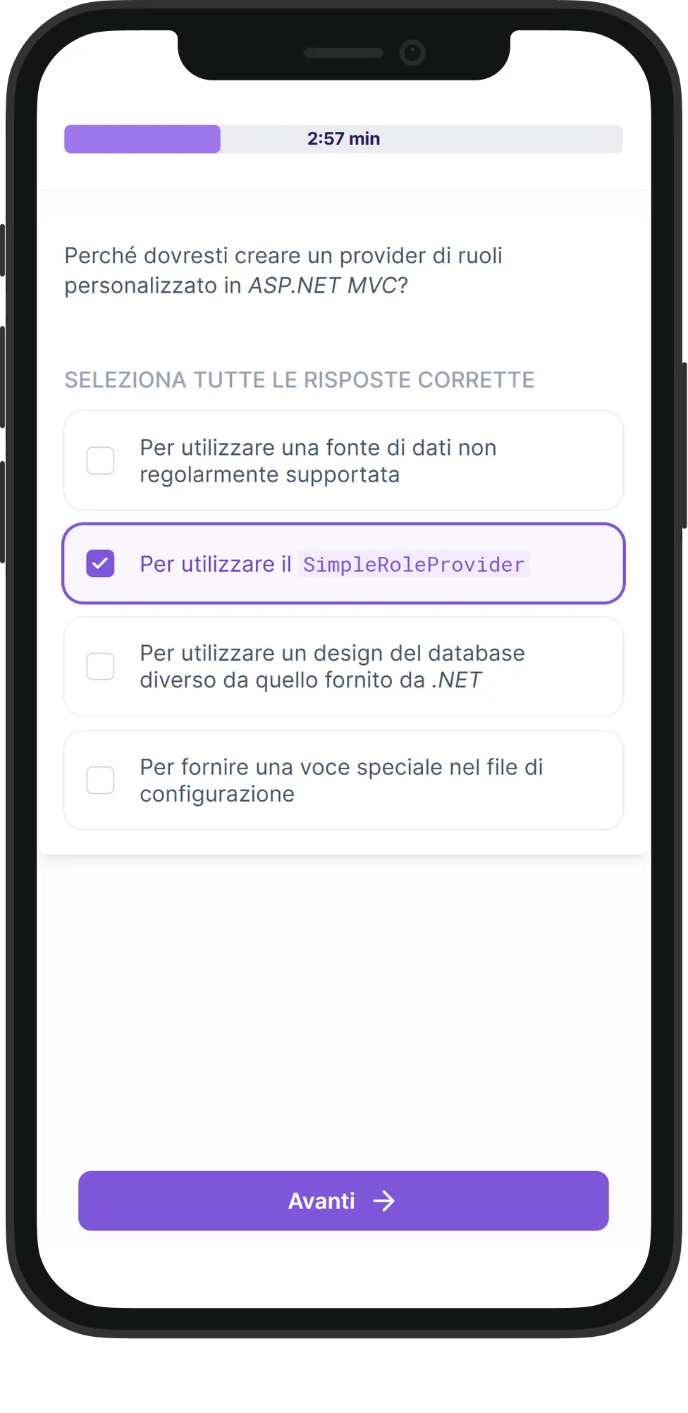 Mobile ASP.NET (Core) MVC skill assessment