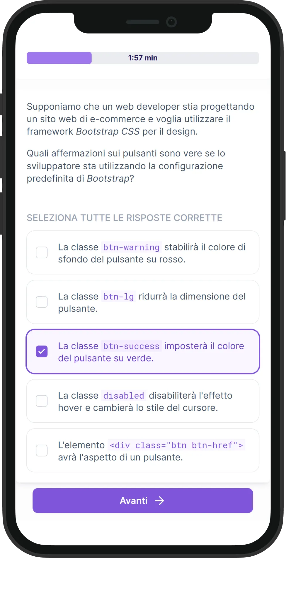 Mobile Bootstrap skill assessment