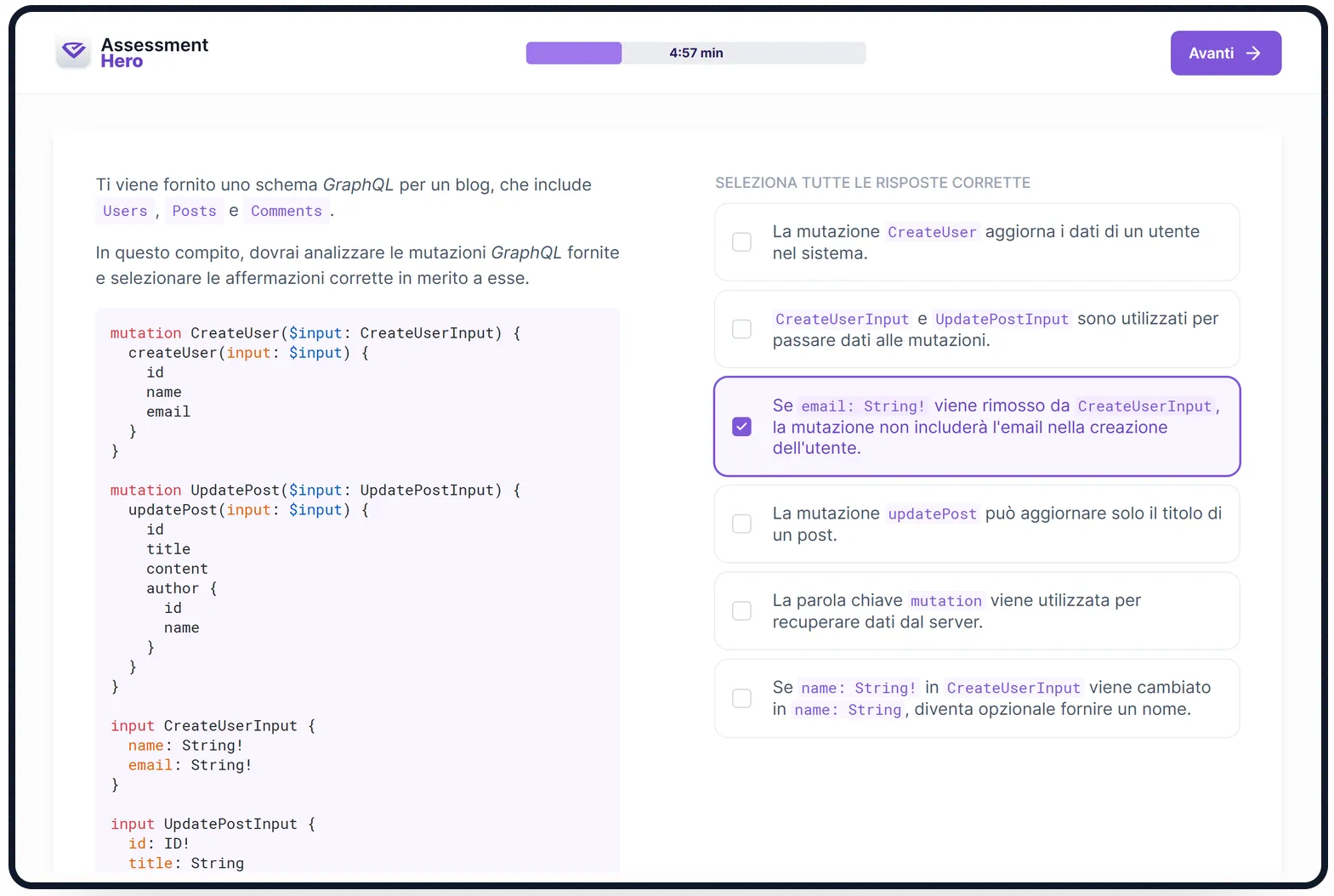 GraphQL online test