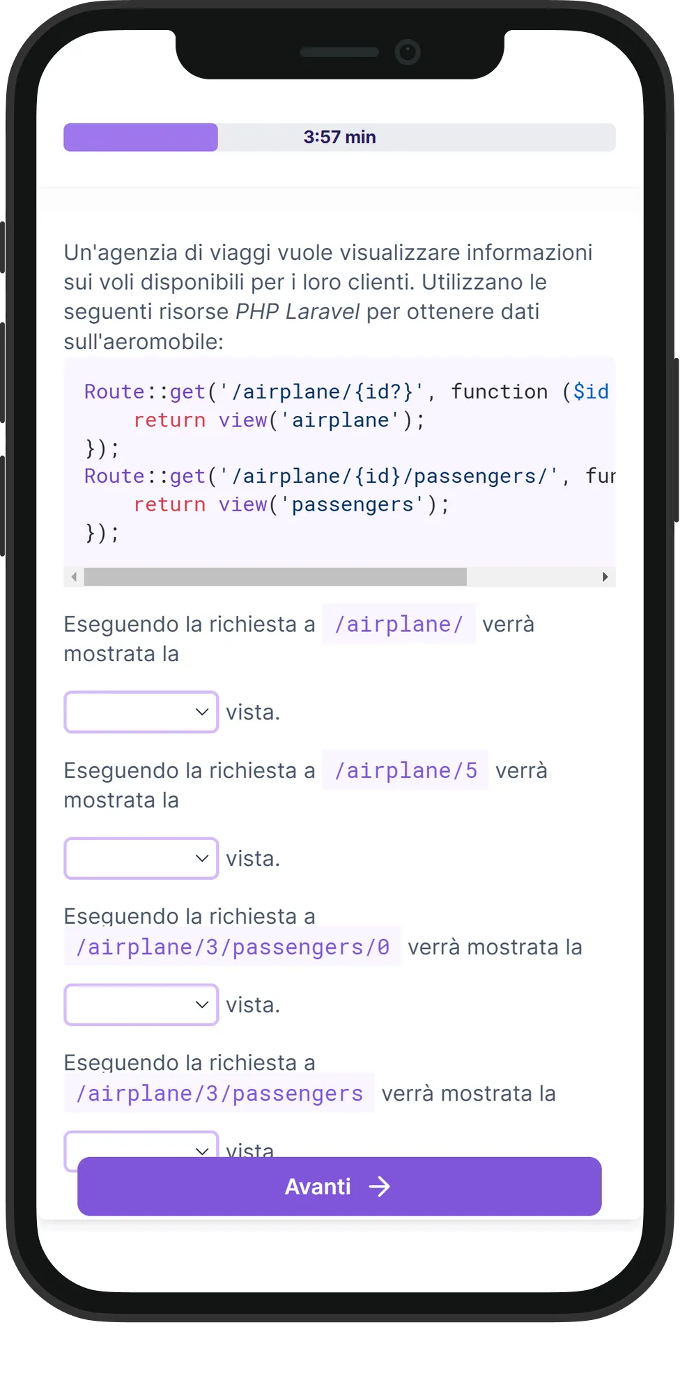 Mobile Laravel skill assessment