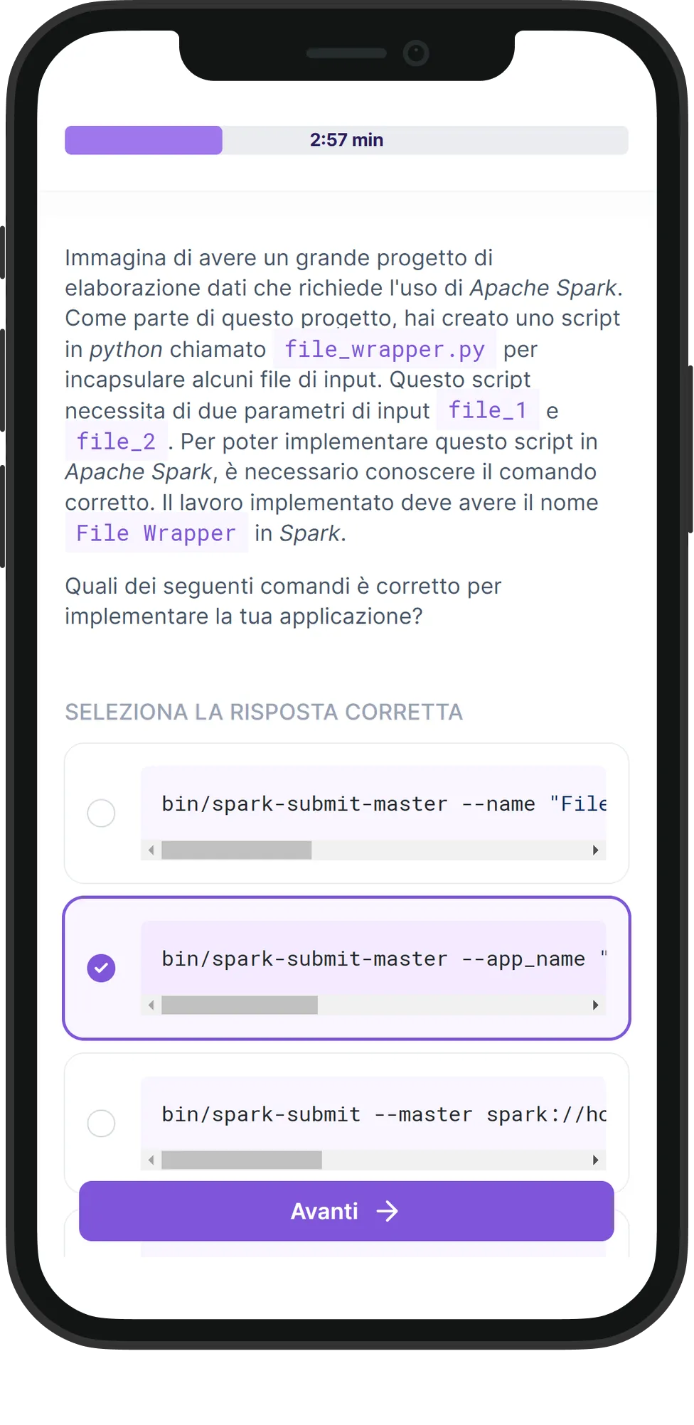 Mobile PySpark skill assessment