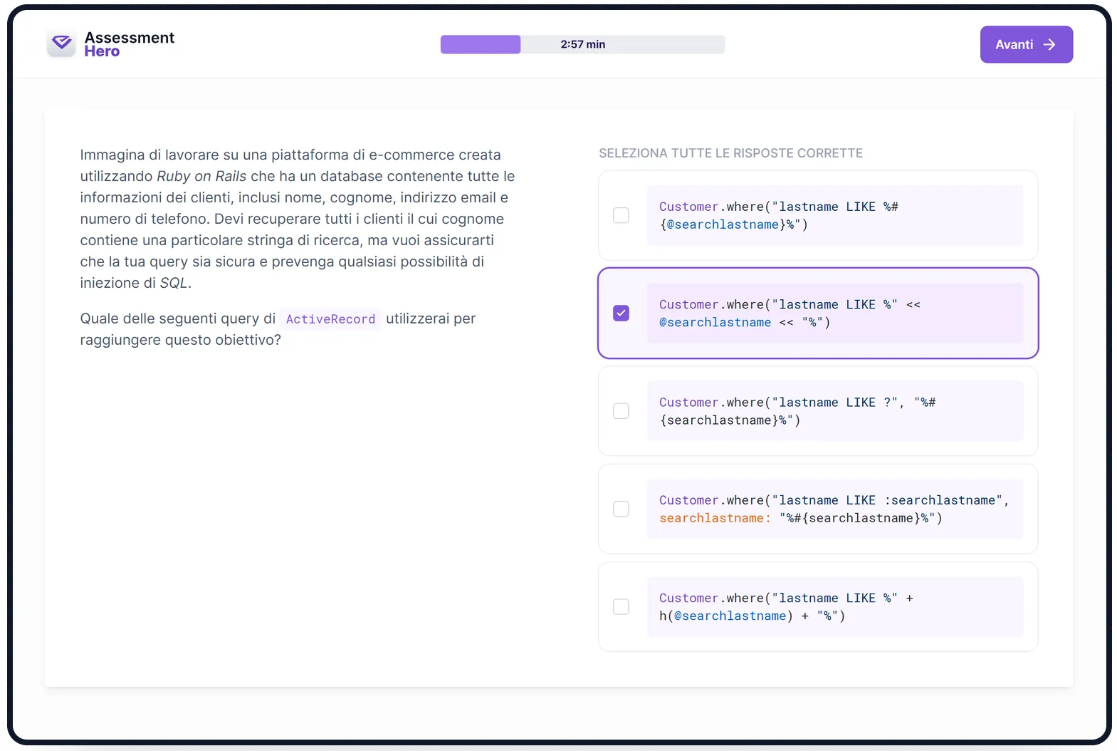 Ruby on Rails online test