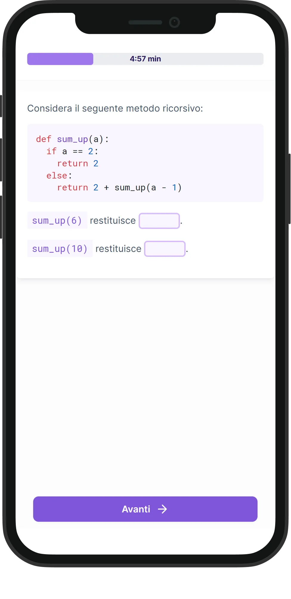 Mobile Ingegneria del Software skill assessment