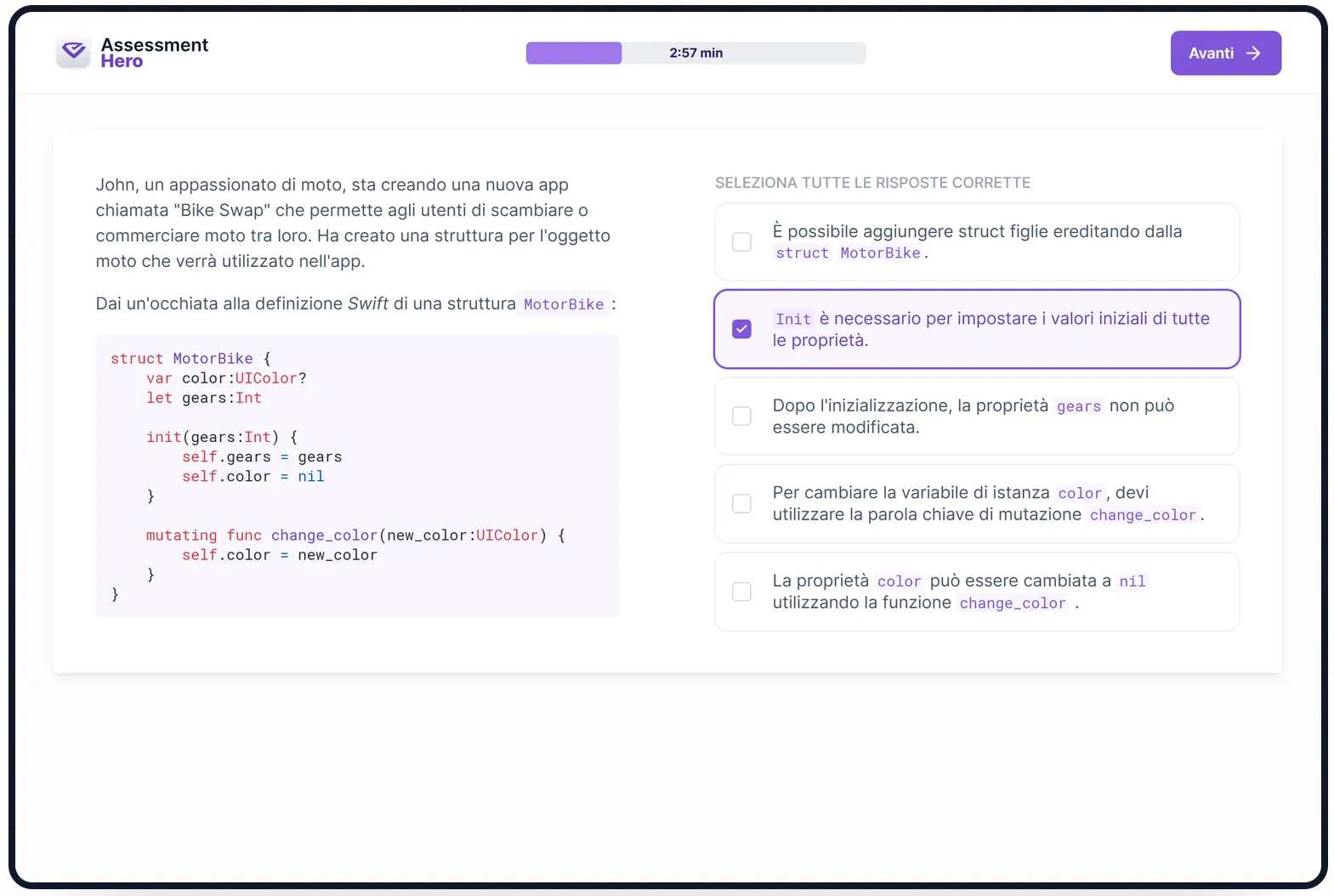 Swift online test