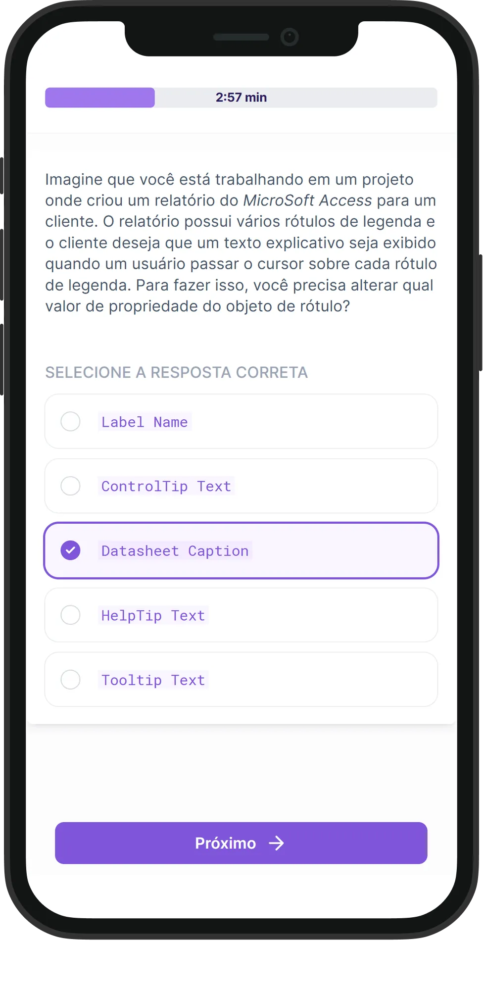Mobile Access skill assessment