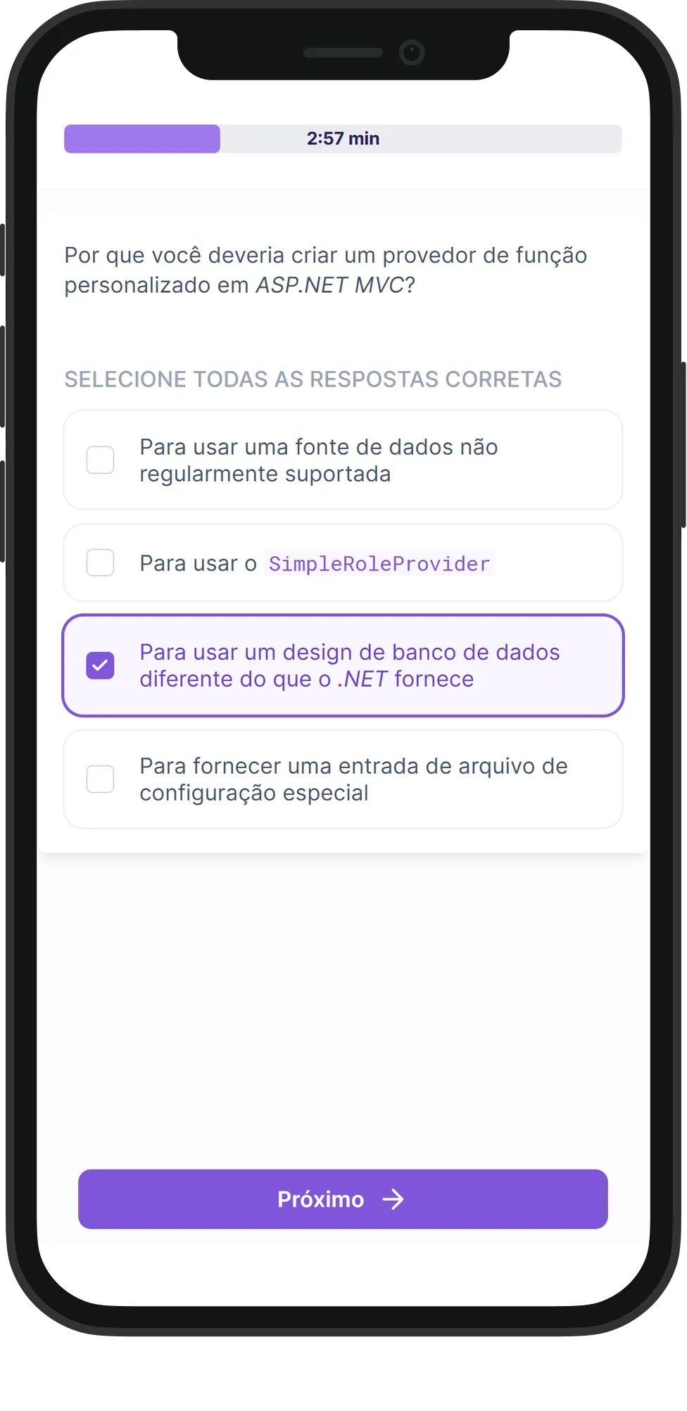 Mobile ASP.NET (Core) MVC skill assessment