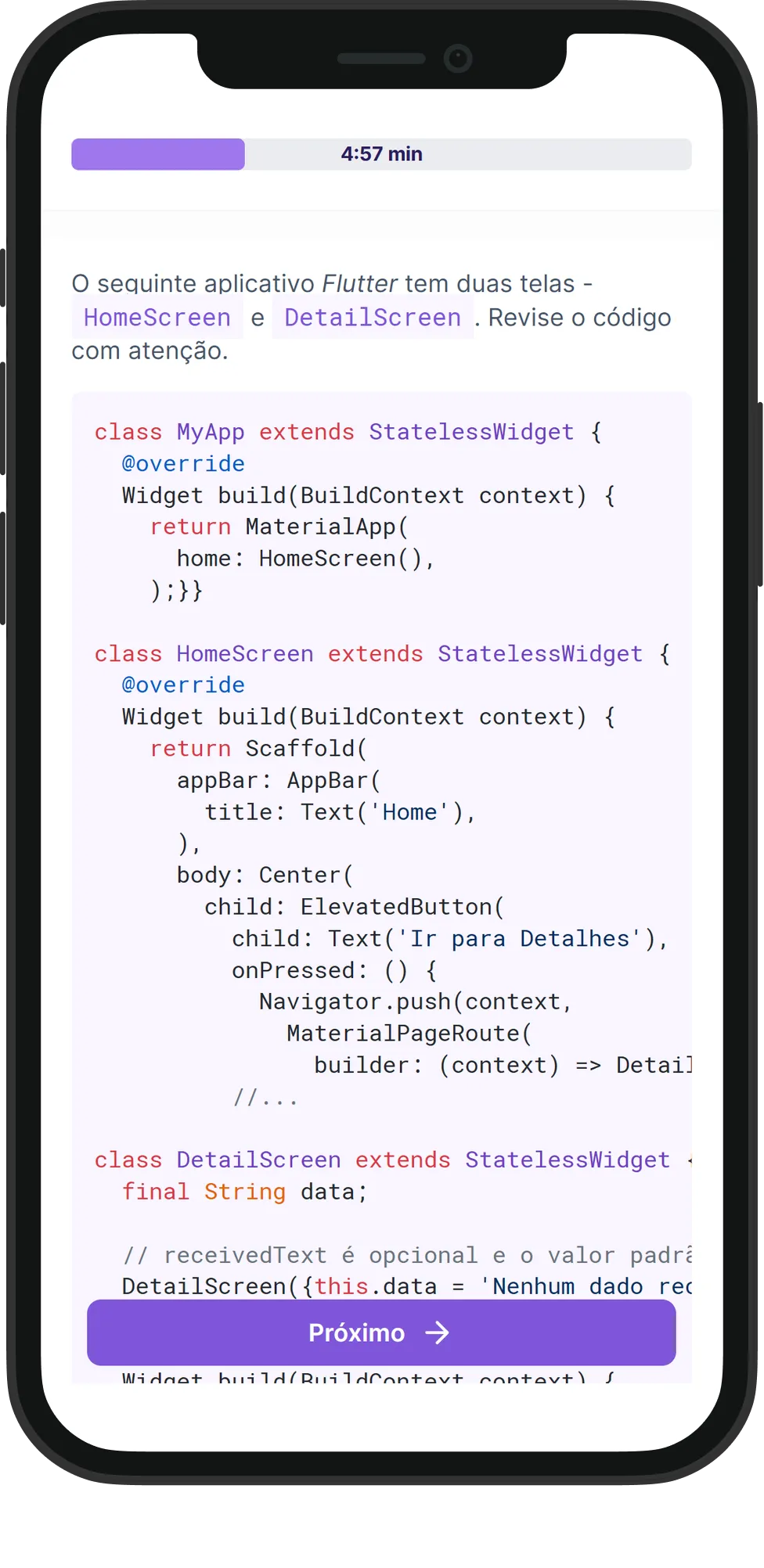 Mobile Flutter skill assessment