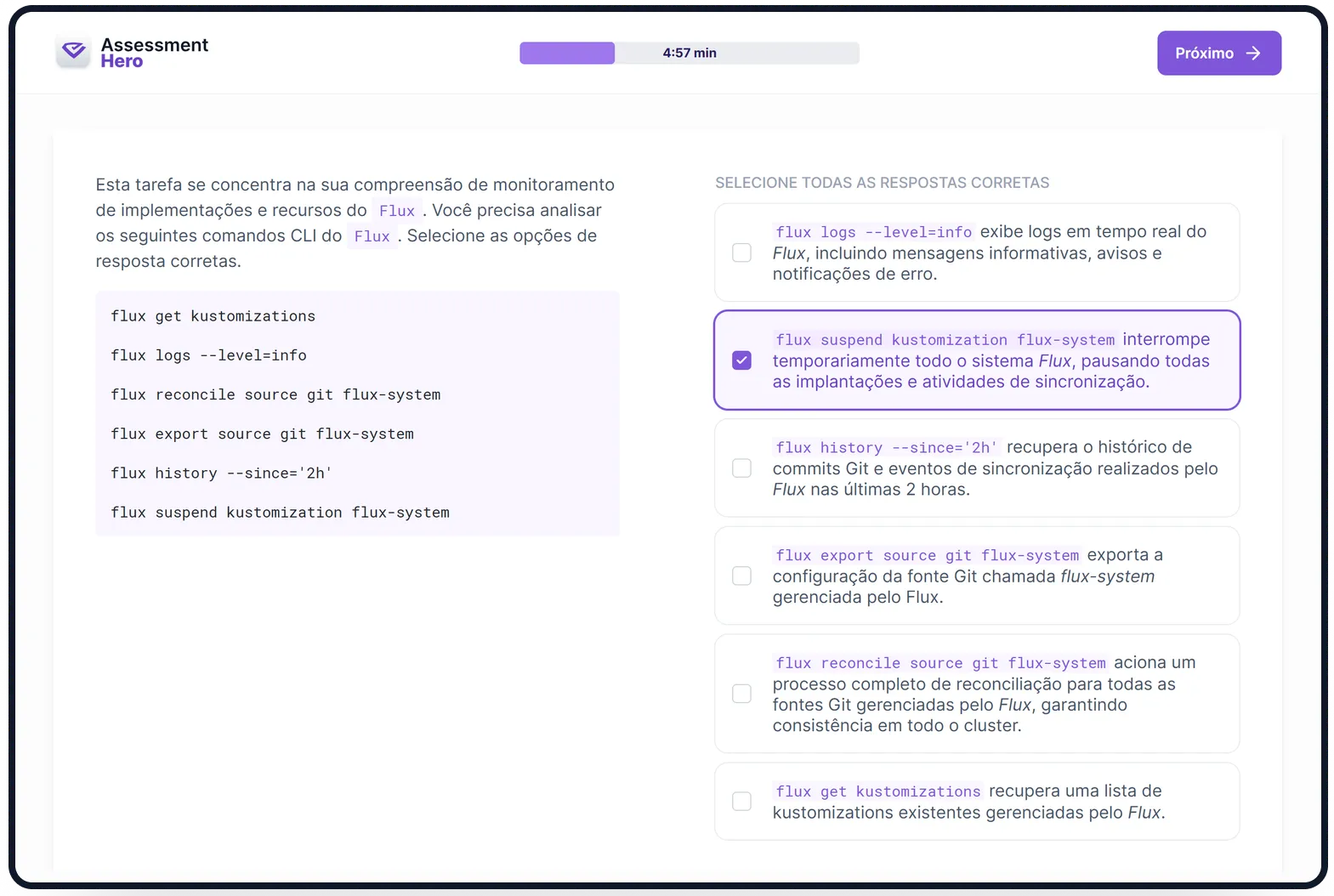 Flux online test
