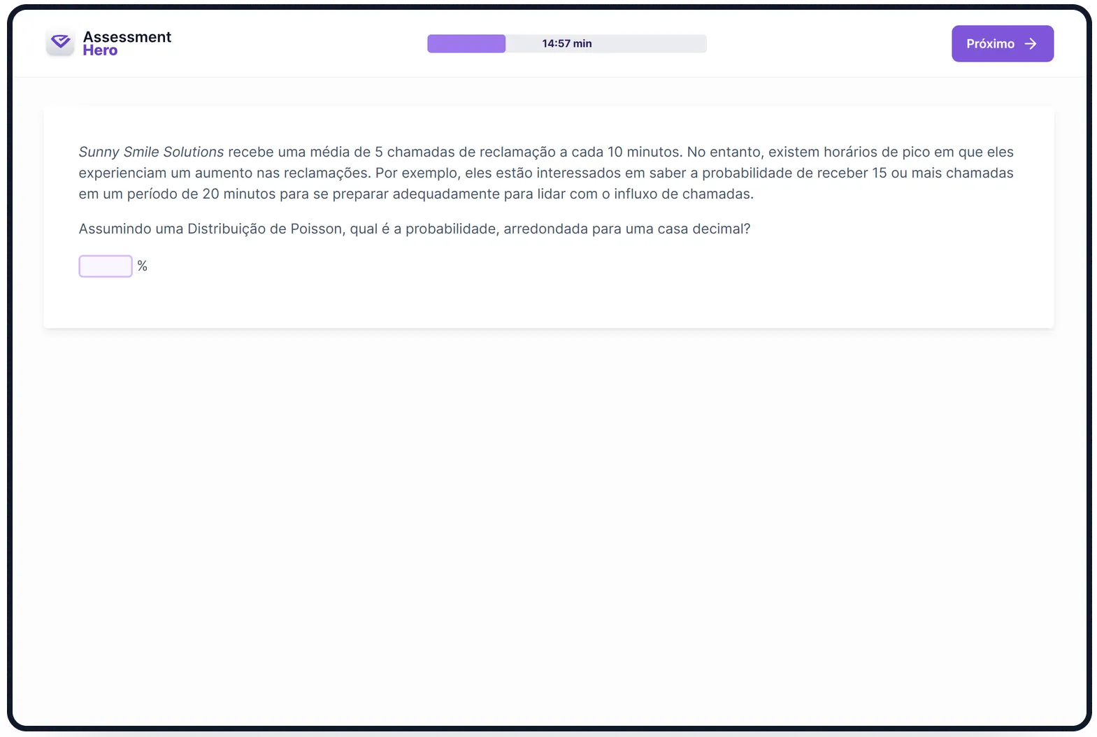 Ciência de Dados Geral online test