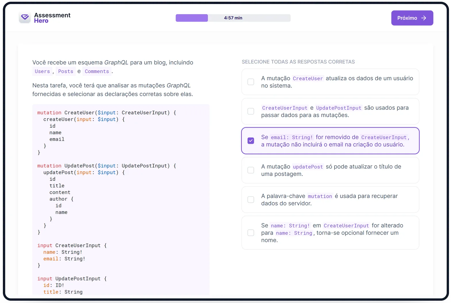 GraphQL online test