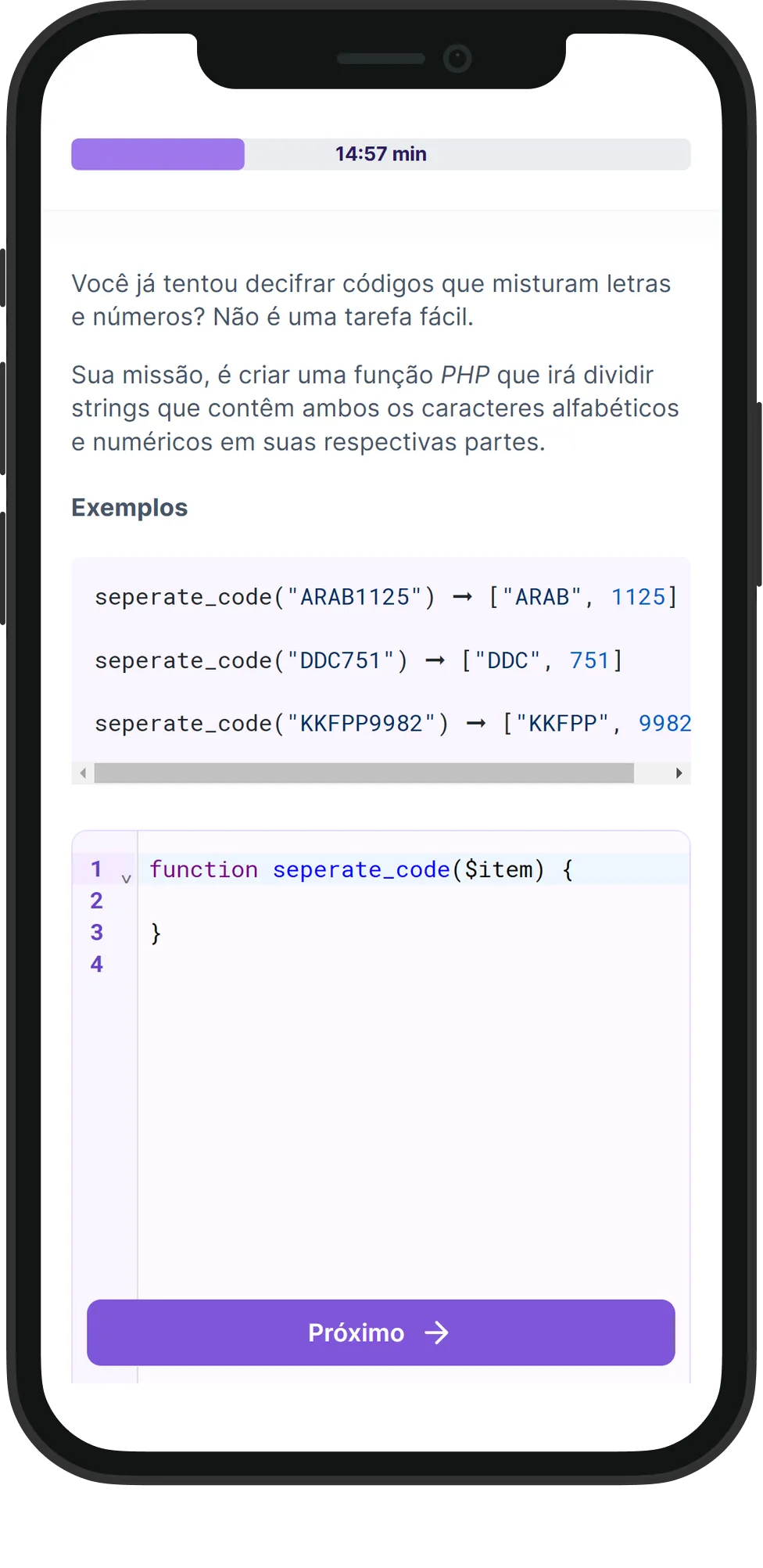 Mobile PHP skill assessment