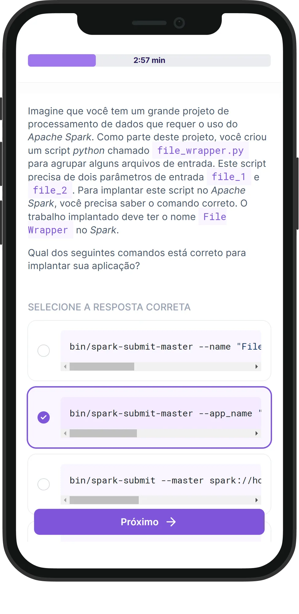 Mobile PySpark skill assessment