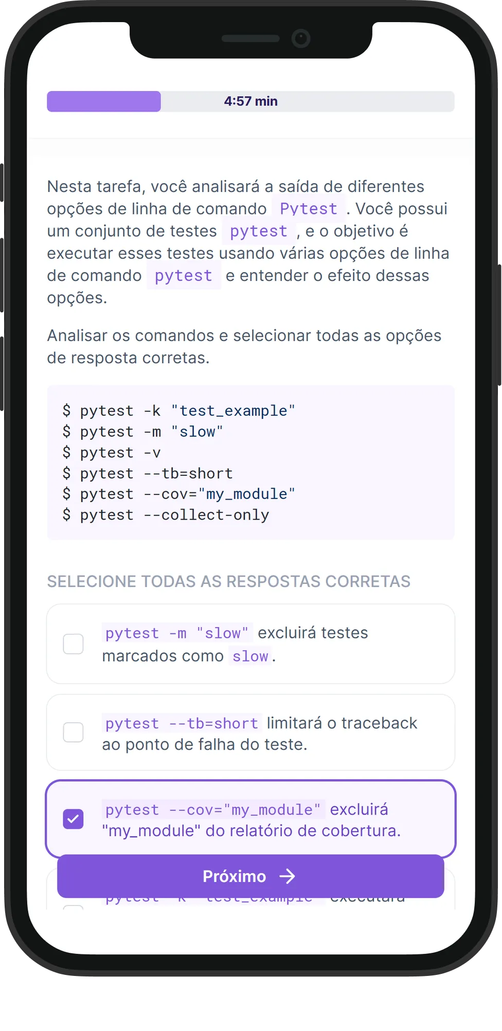Mobile Pytest skill assessment