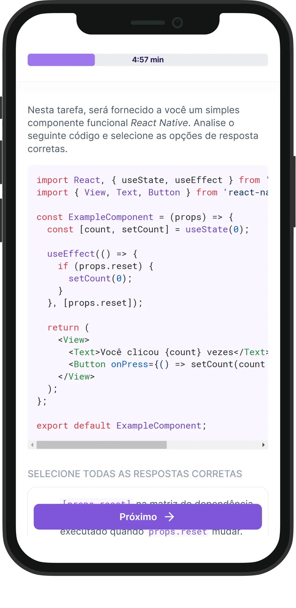 Mobile React Native skill assessment