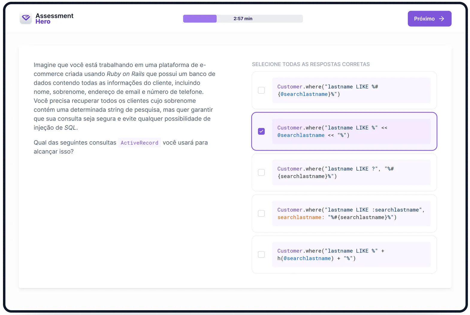 Ruby on Rails online test