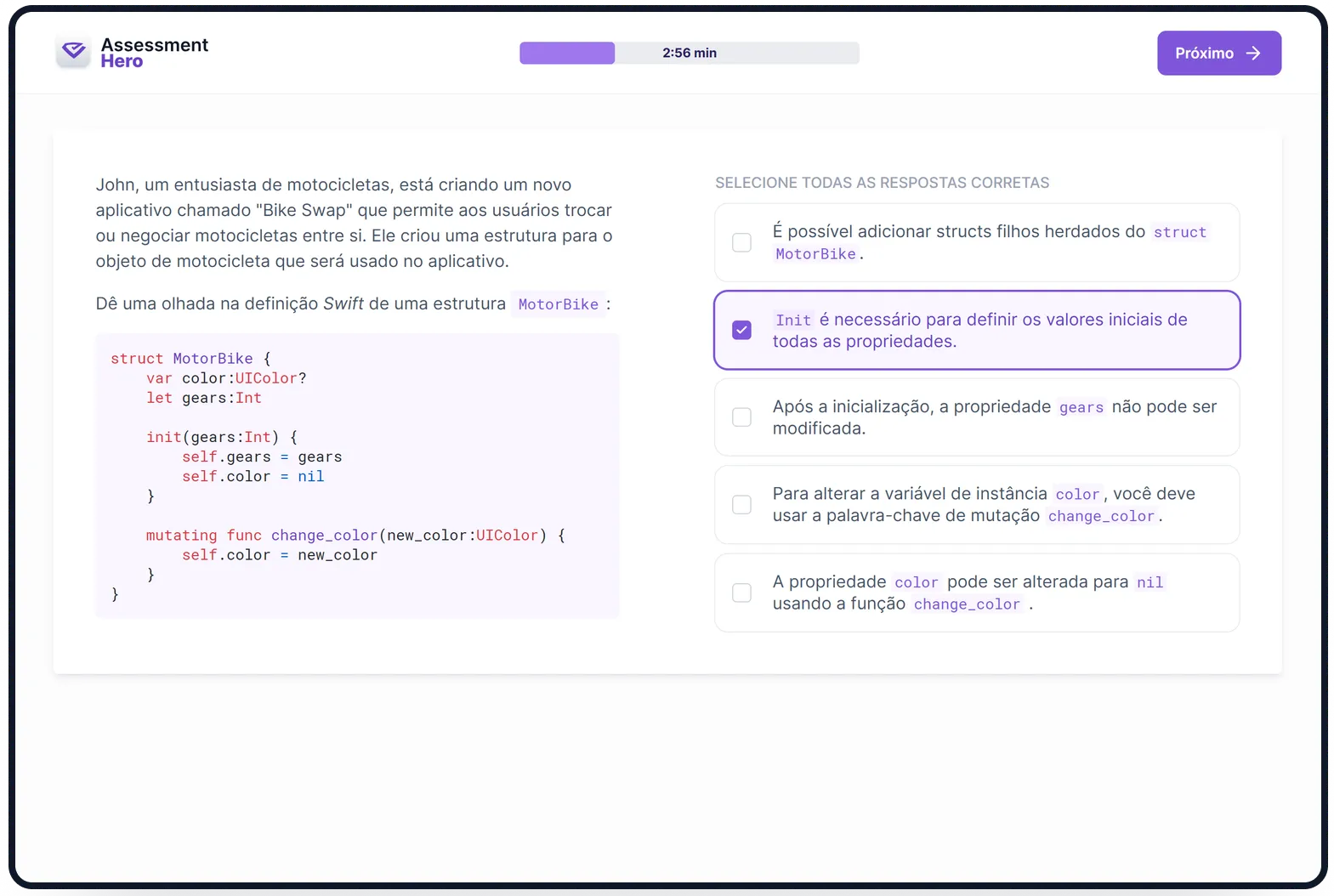 Swift online test