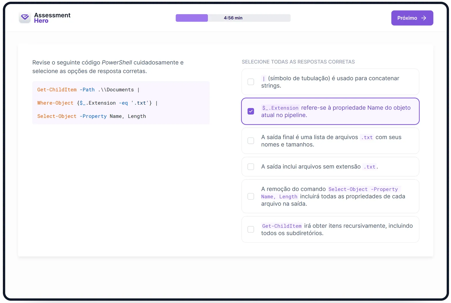 Administração de Sistemas online test